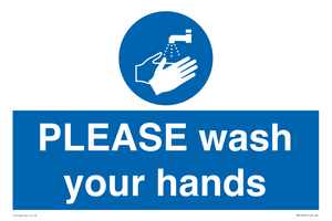 MH15953: PLEASE wash your hands