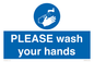 MH15953: PLEASE wash your hands