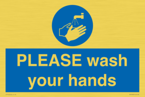 MH15953: PLEASE wash your hands