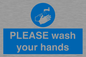 MH15953: PLEASE wash your hands