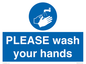 MH15953: PLEASE wash your hands