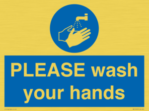 MH15953: PLEASE wash your hands