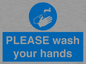 MH15953: PLEASE wash your hands