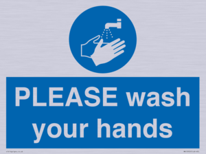 MH15953: PLEASE wash your hands