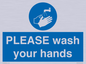 MH15953: PLEASE wash your hands