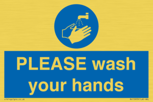 MH15953: PLEASE wash your hands