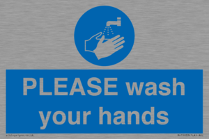 MH15953: PLEASE wash your hands