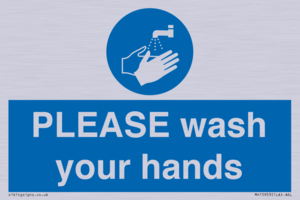 MH15953: PLEASE wash your hands