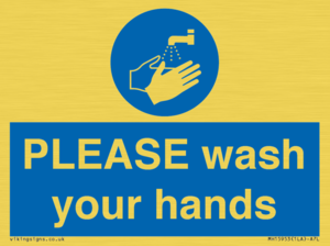 MH15953: PLEASE wash your hands