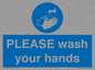 MH15953: PLEASE wash your hands