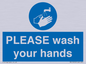 MH15953: PLEASE wash your hands