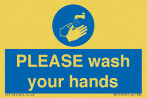 MH15953: PLEASE wash your hands