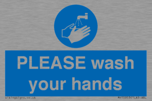MH15953: PLEASE wash your hands