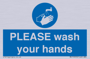 MH15953: PLEASE wash your hands