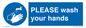MH15953: PLEASE wash your hands
