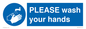 MH15953: PLEASE wash your hands