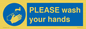 MH15953: PLEASE wash your hands