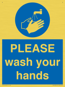 MH15953: PLEASE wash your hands