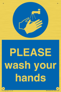 MH15953: PLEASE wash your hands