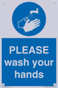 MH15953: PLEASE wash your hands