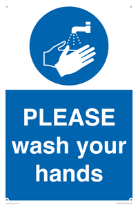 MH15953: PLEASE wash your hands