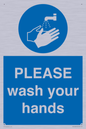 MH15953: PLEASE wash your hands