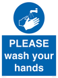 MH15953: PLEASE wash your hands