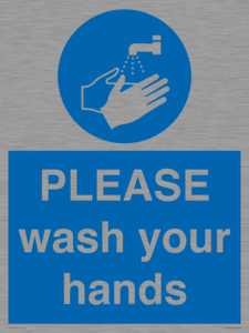 MH15953: PLEASE wash your hands
