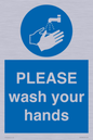 MH15953: PLEASE wash your hands