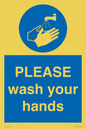 MH15953: PLEASE wash your hands