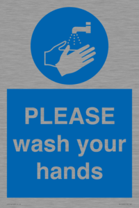 MH15953: PLEASE wash your hands