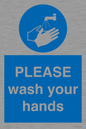 MH15953: PLEASE wash your hands