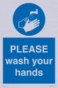 MH15953: PLEASE wash your hands