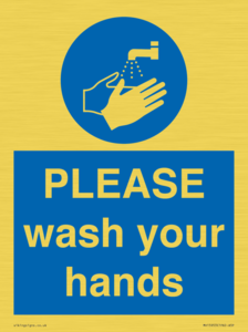 MH15953: PLEASE wash your hands