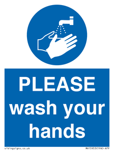 MH15953: PLEASE wash your hands