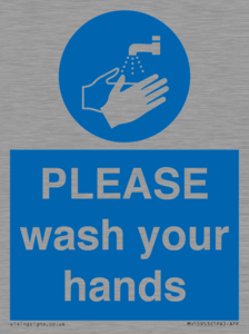 MH15953: PLEASE wash your hands