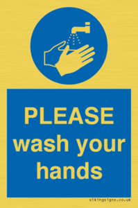 MH15953: PLEASE wash your hands