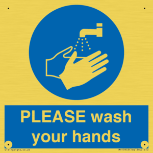 MH15953: PLEASE wash your hands