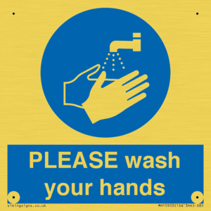 MH15953: PLEASE wash your hands