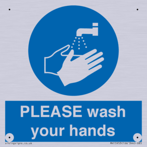 MH15953: PLEASE wash your hands