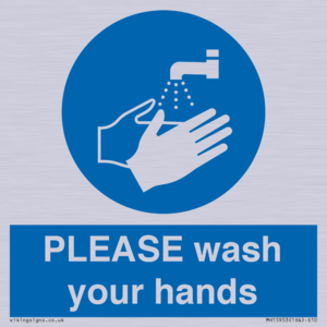 MH15953: PLEASE wash your hands