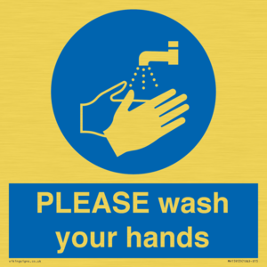 MH15953: PLEASE wash your hands