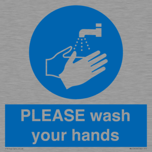 MH15953: PLEASE wash your hands