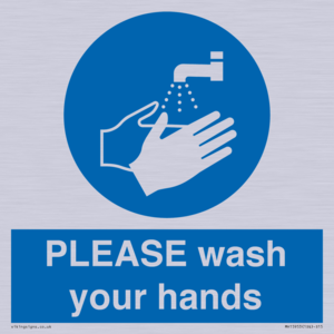 MH15953: PLEASE wash your hands