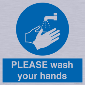 MH15953: PLEASE wash your hands