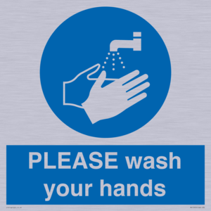 MH15953: PLEASE wash your hands