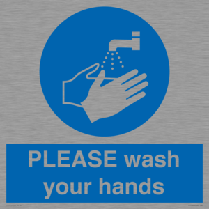 MH15953: PLEASE wash your hands