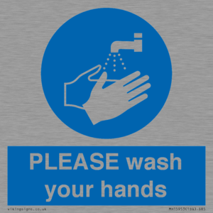 MH15953: PLEASE wash your hands