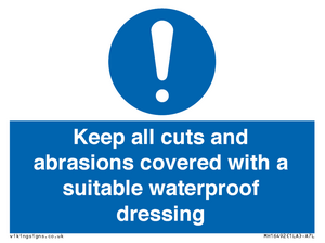 MH16492: Keep all cuts covered