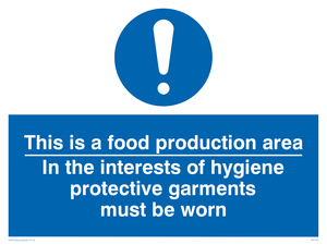 MH197: Food production hygiene PPE